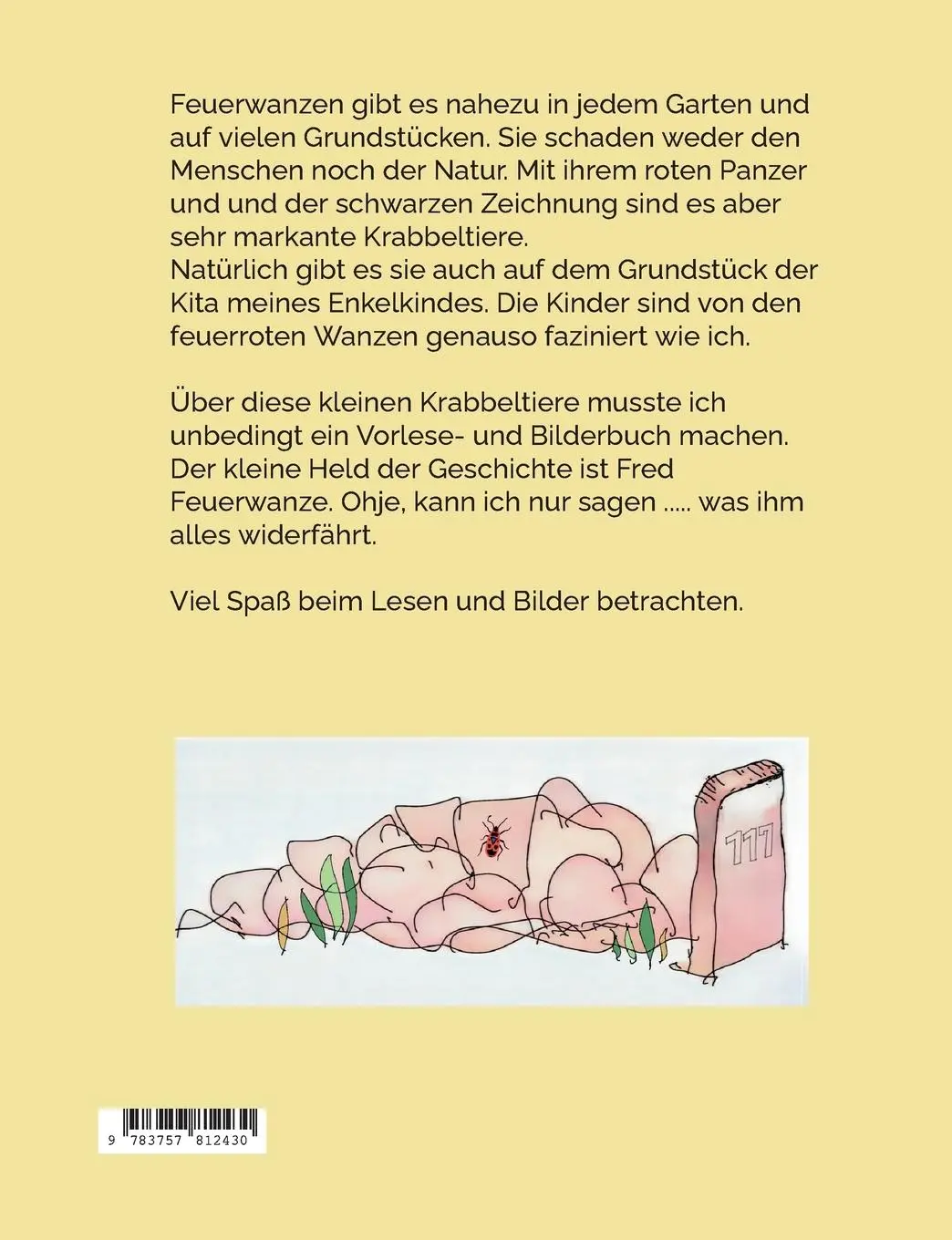 Rückseite: 9783757812430 | Fred Feuerwanzens | gefährliche Reise | Knut Gitter | Taschenbuch