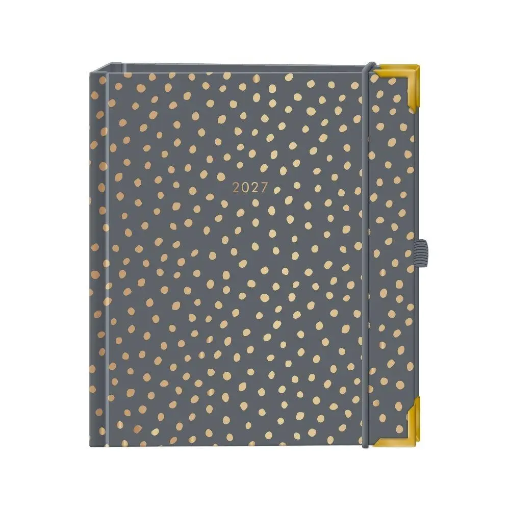Cover: 9783986362430 | Terminplaner A5 Premium 2027 Dunkelgrau | Premium-Terminplaner | 2027