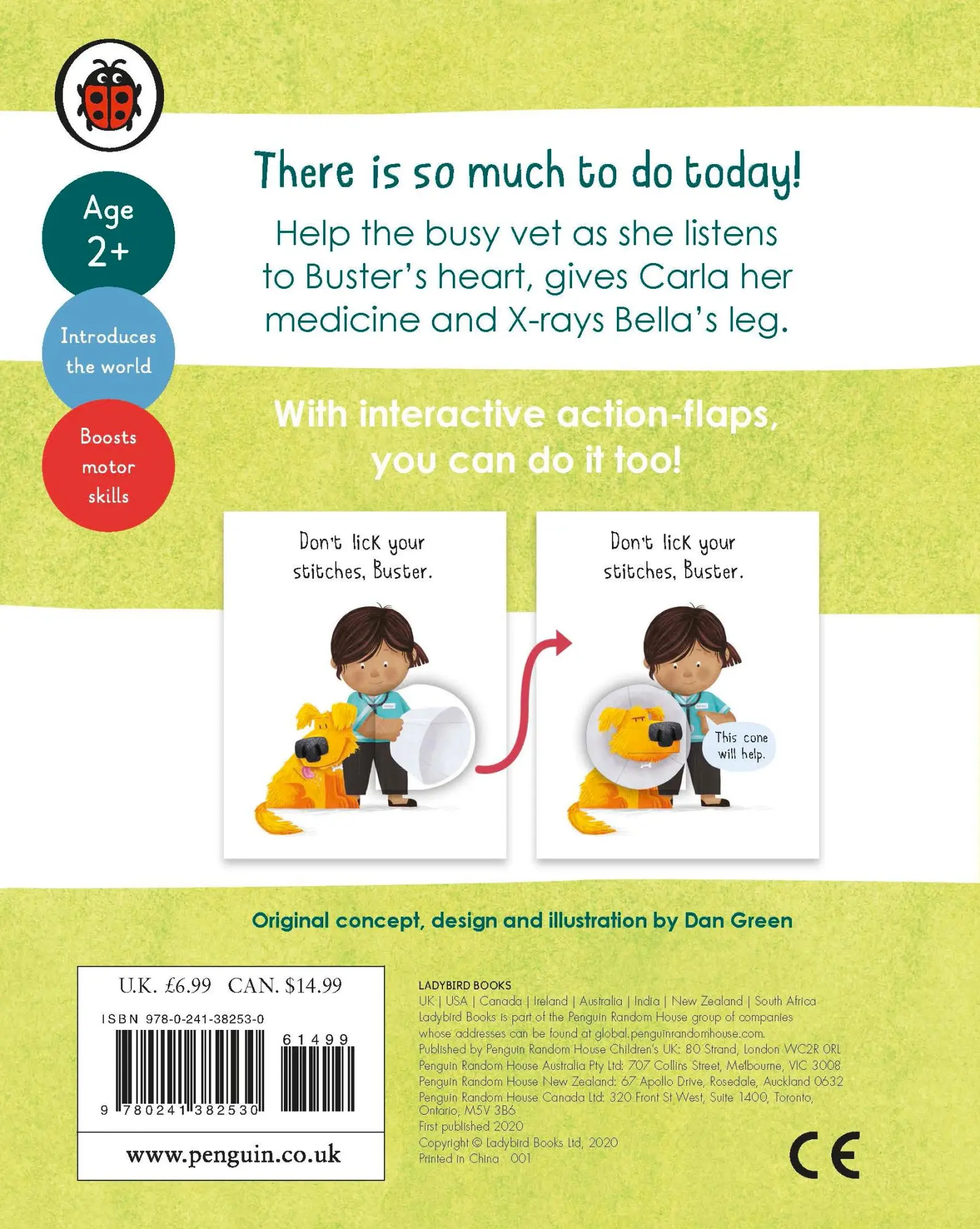 Rückseite: 9780241382530 | Busy Day: Vet | An action play book | Dan Green | Buch | Englisch