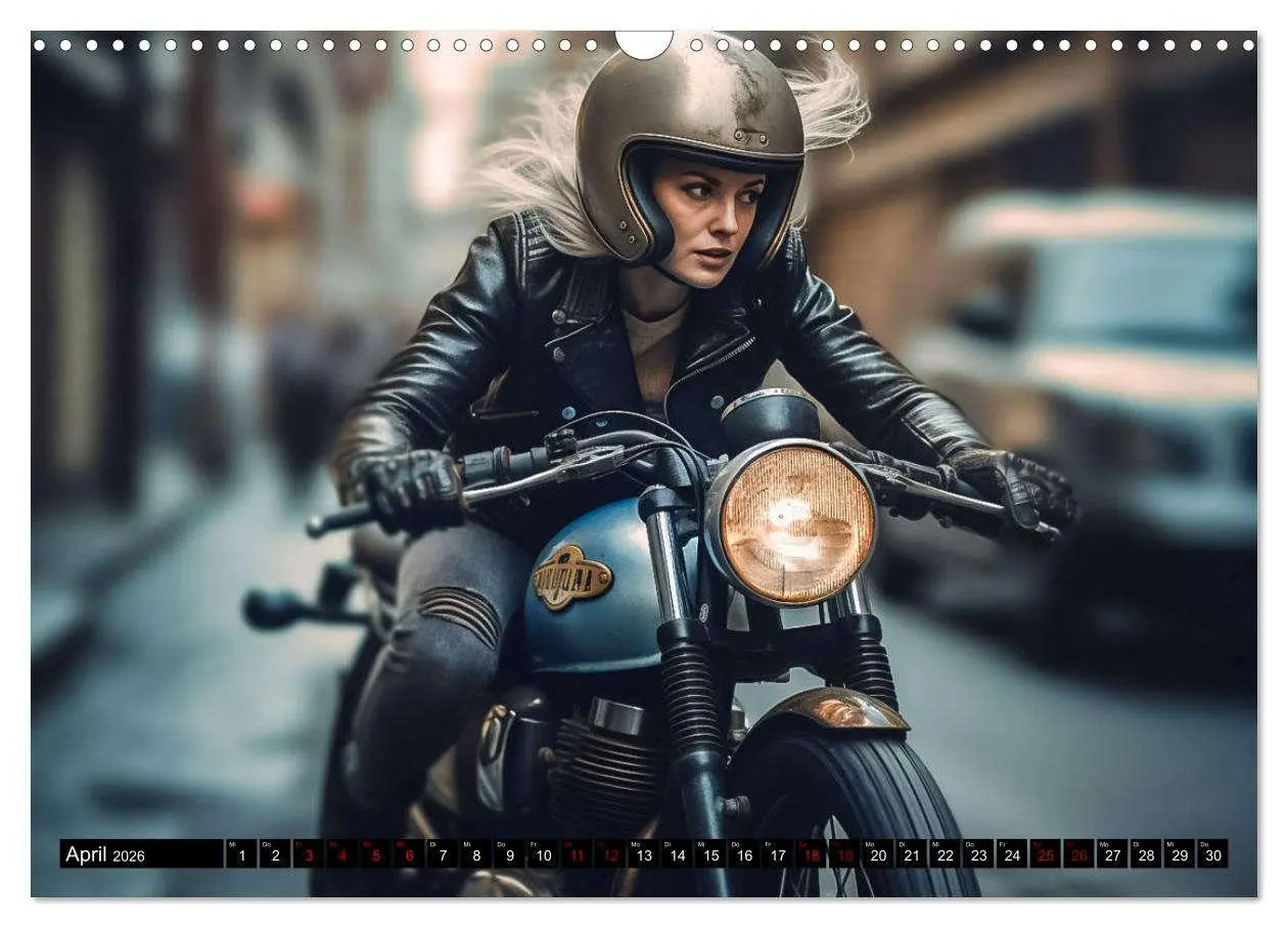Bild: 9783457522530 | Urban Biker (Wandkalender 2026 DIN A3 quer), CALVENDO Monatskalender