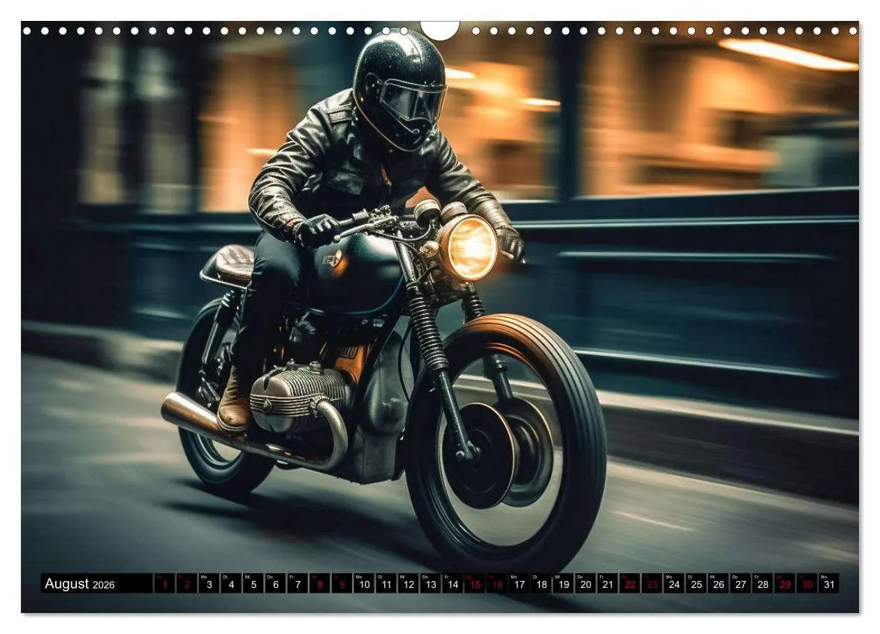 Bild: 9783457522530 | Urban Biker (Wandkalender 2026 DIN A3 quer), CALVENDO Monatskalender