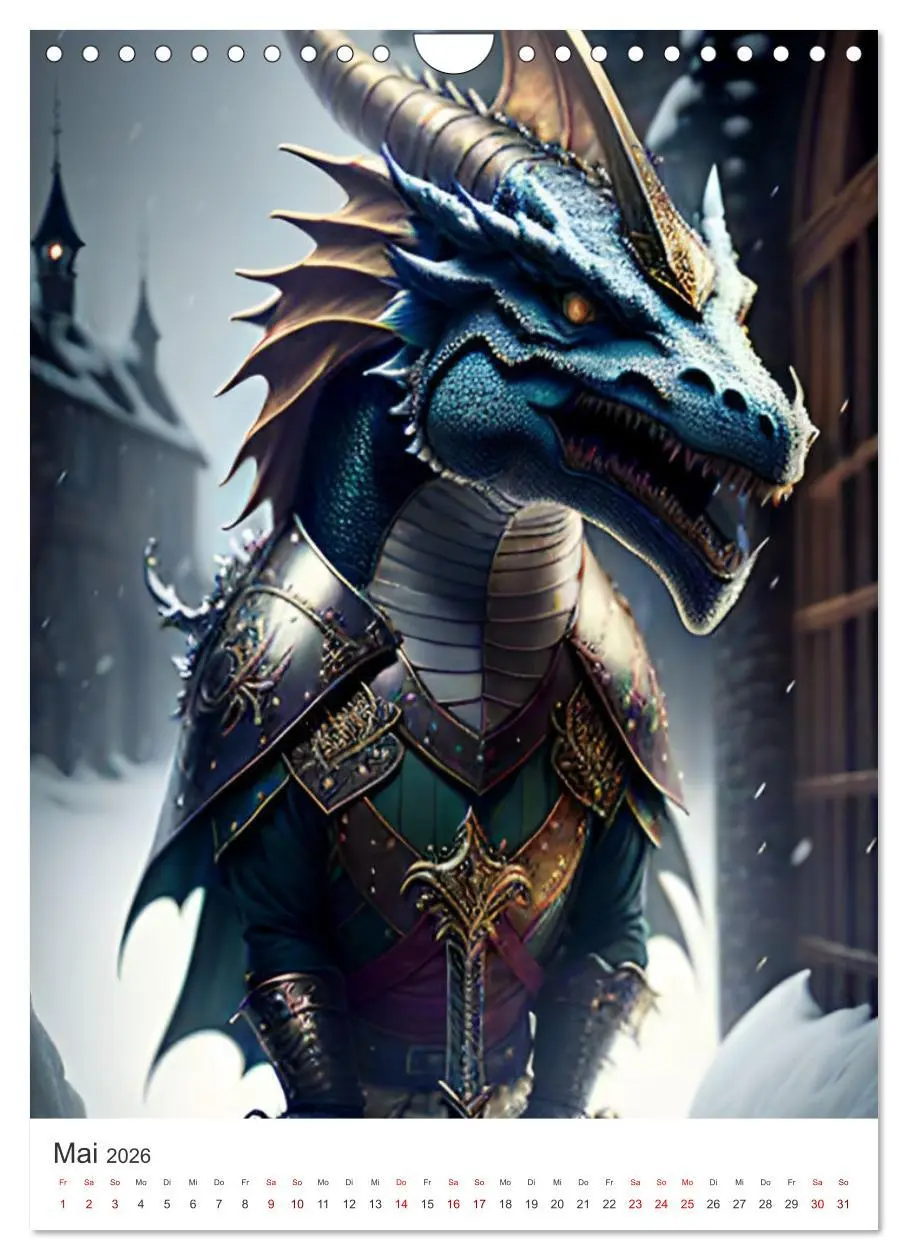Bild: 9783516302530 | Die Magie der Drachen - Mystisches und Schauriges (Wandkalender...