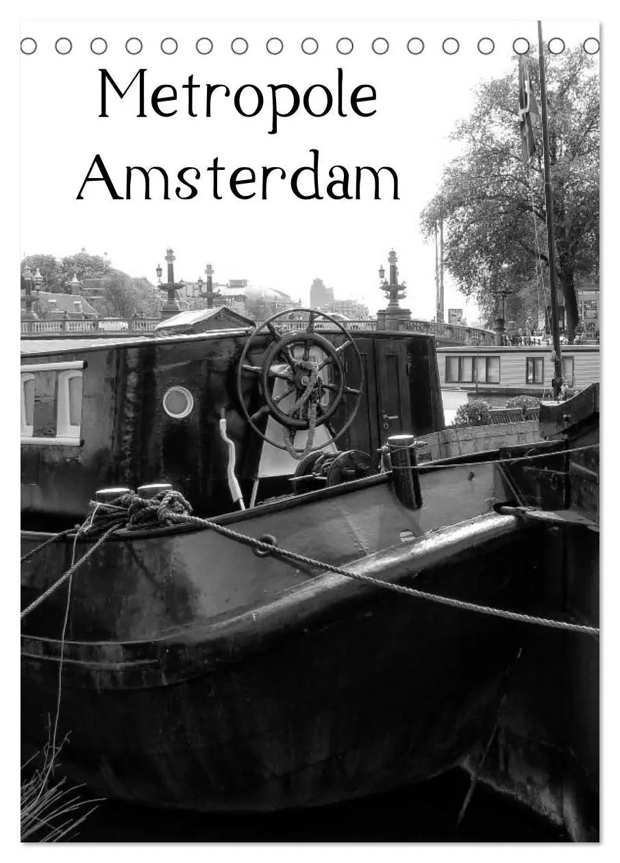 Cover: 9783516472530 | Metropole Amsterdam (Tischkalender 2026 DIN A5 hoch), CALVENDO...