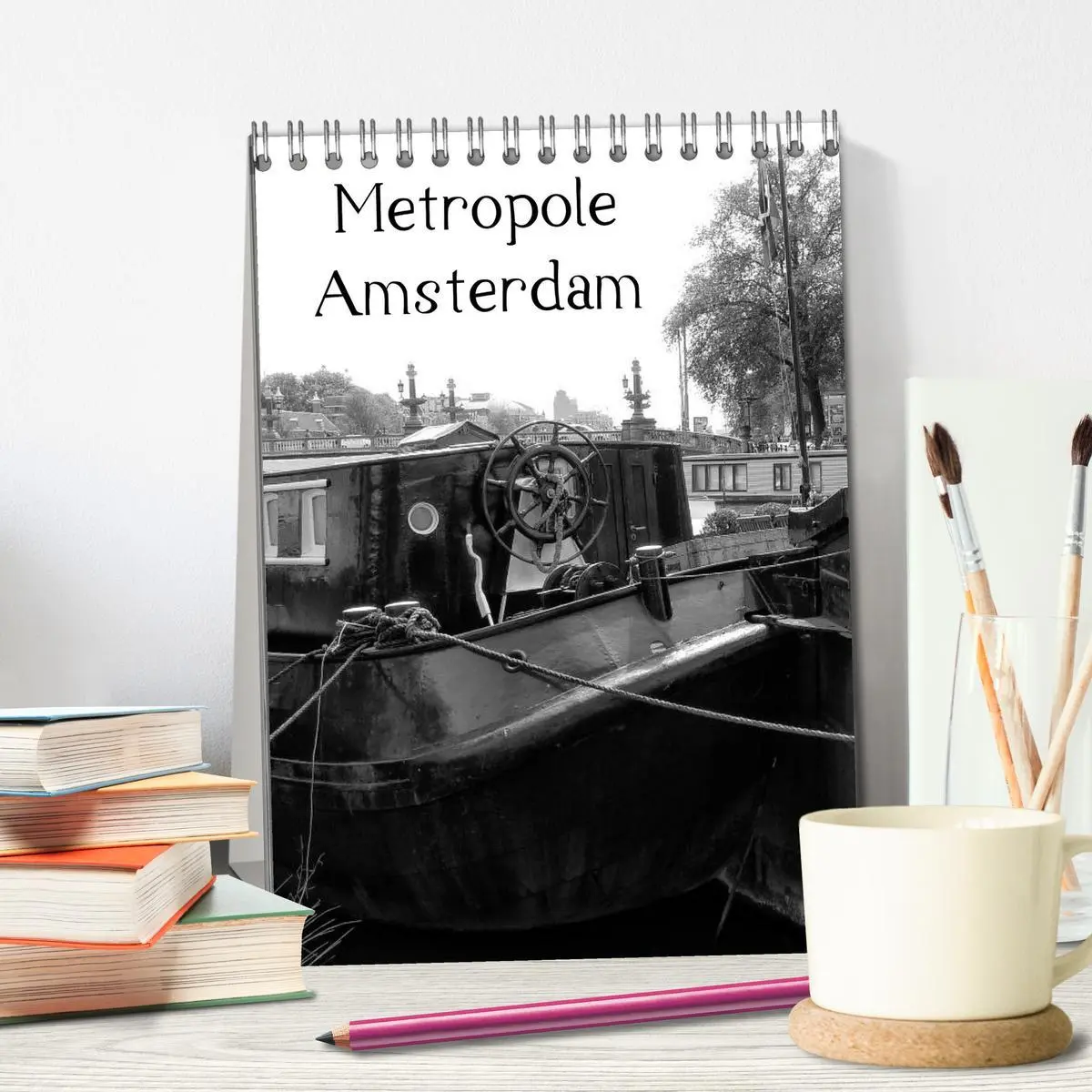 Bild: 9783516472530 | Metropole Amsterdam (Tischkalender 2026 DIN A5 hoch), CALVENDO...