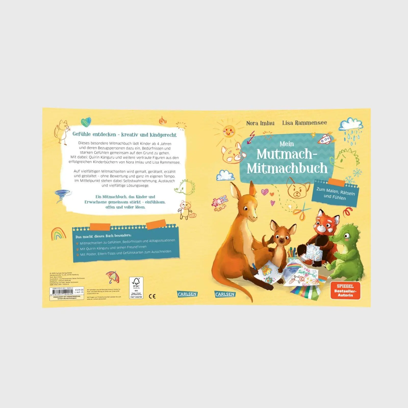 Bild: 9783551192530 | Mein Mutmach-Mitmachbuch | Nora Imlau | Taschenbuch | 48 S. | Deutsch