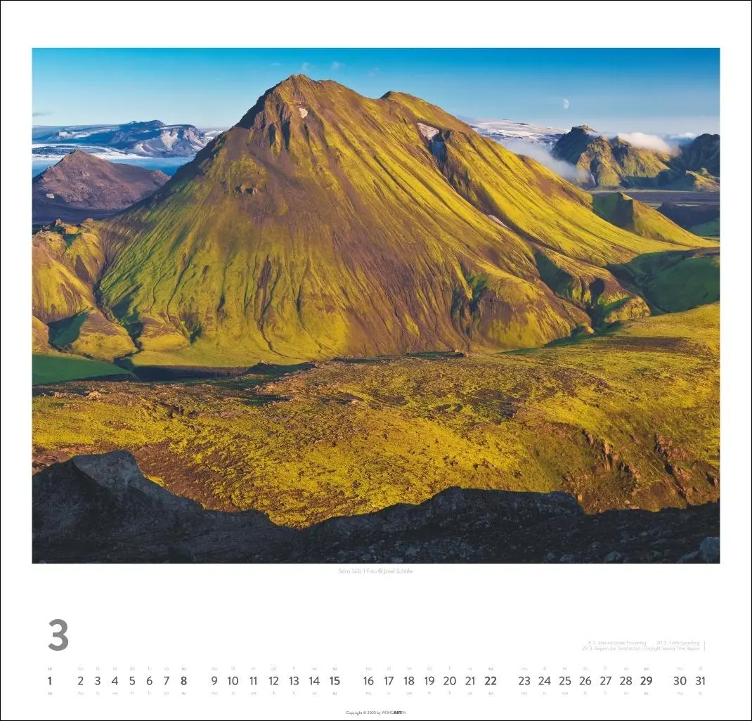 Bild: 9783839902530 | Island Kalender 2026 - Insel aus Feuer und Eis | Josef Schäfer | 14 S.