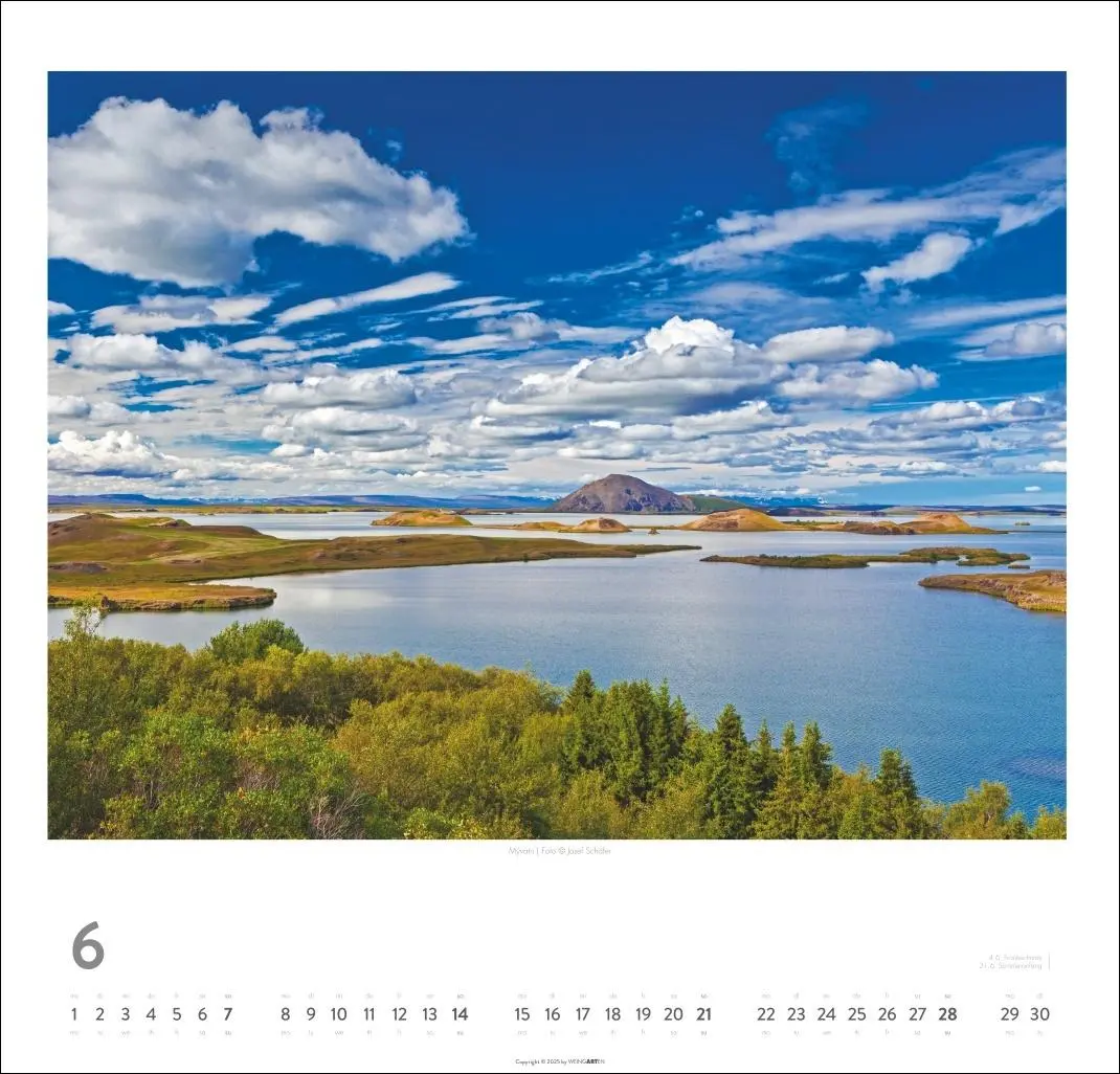 Bild: 9783839902530 | Island Kalender 2026 - Insel aus Feuer und Eis | Josef Schäfer | 14 S.