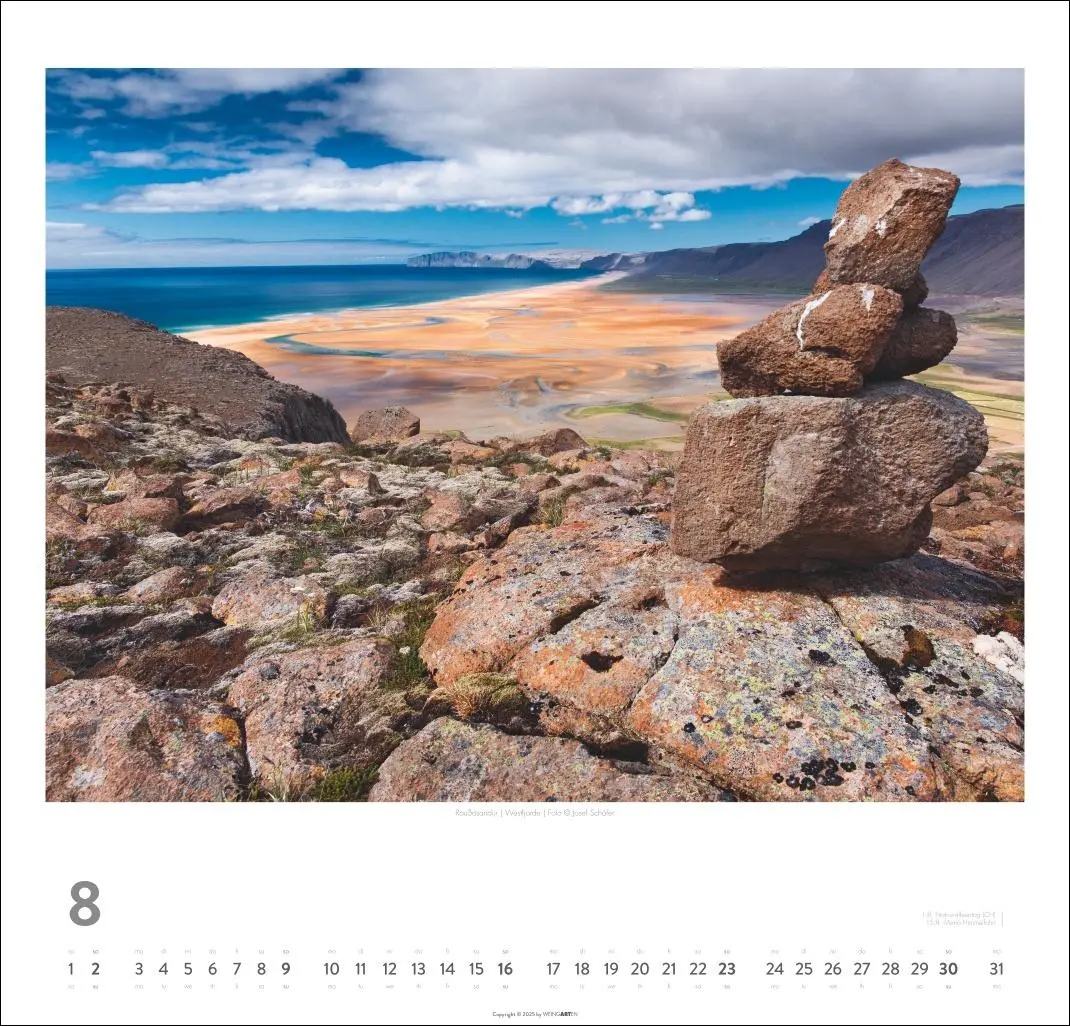 Bild: 9783839902530 | Island Kalender 2026 - Insel aus Feuer und Eis | Josef Schäfer | 14 S.