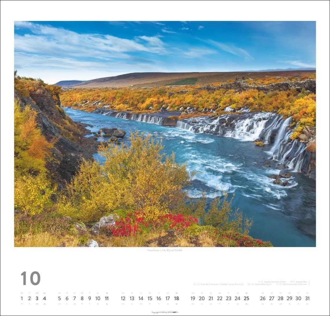 Bild: 9783839902530 | Island Kalender 2026 - Insel aus Feuer und Eis | Josef Schäfer | 14 S.