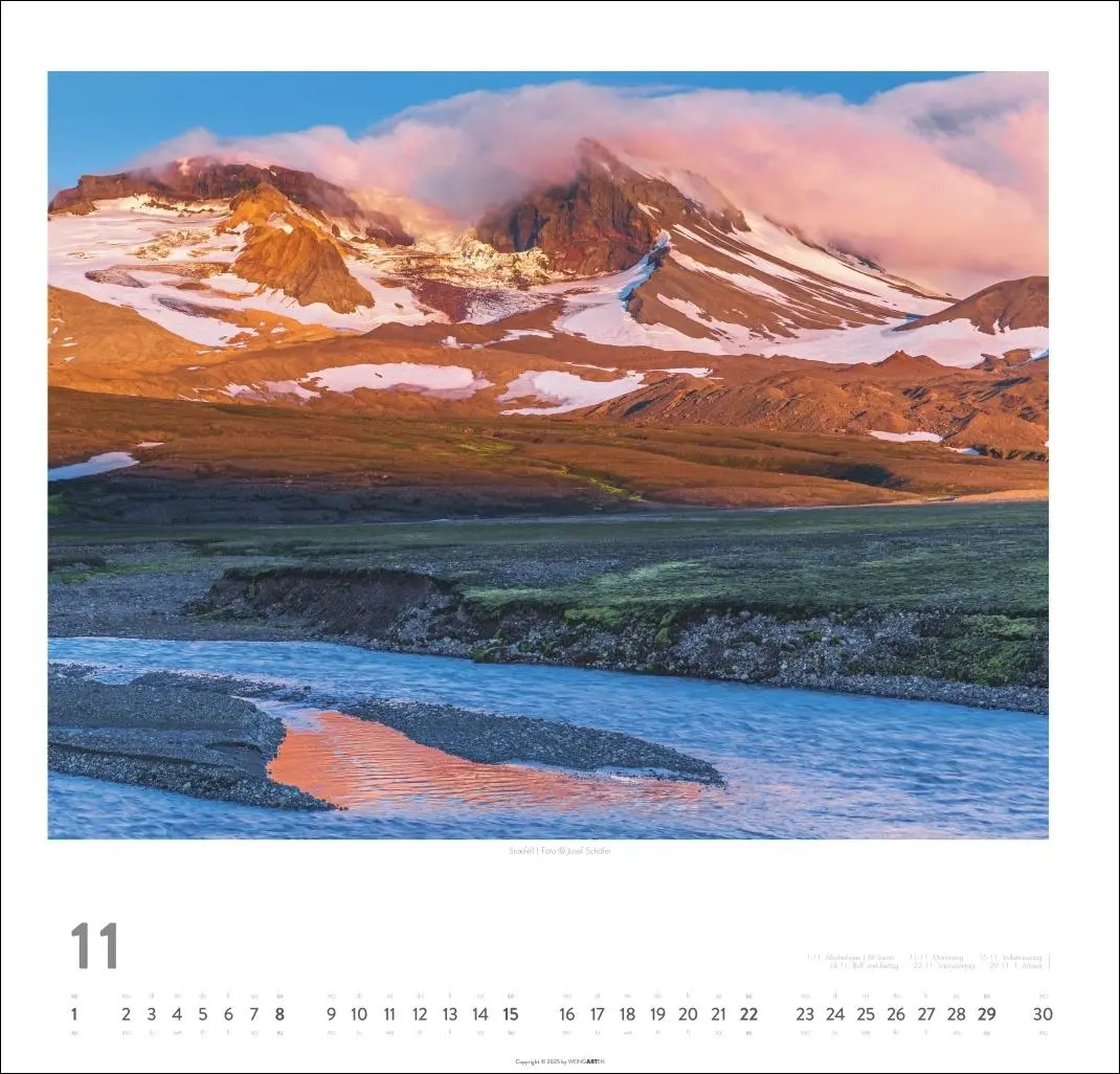 Bild: 9783839902530 | Island Kalender 2026 - Insel aus Feuer und Eis | Josef Schäfer | 14 S.