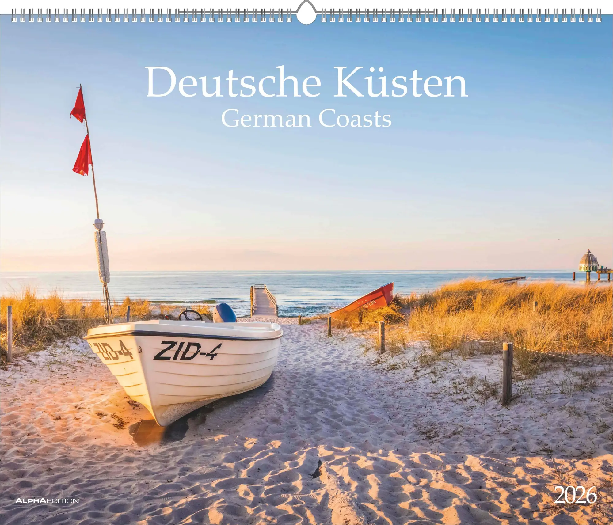 Cover: 4069095002630 | Deutsche Küsten 2026 - Bildkalender XXL 60x50 cm - hochwertiger...