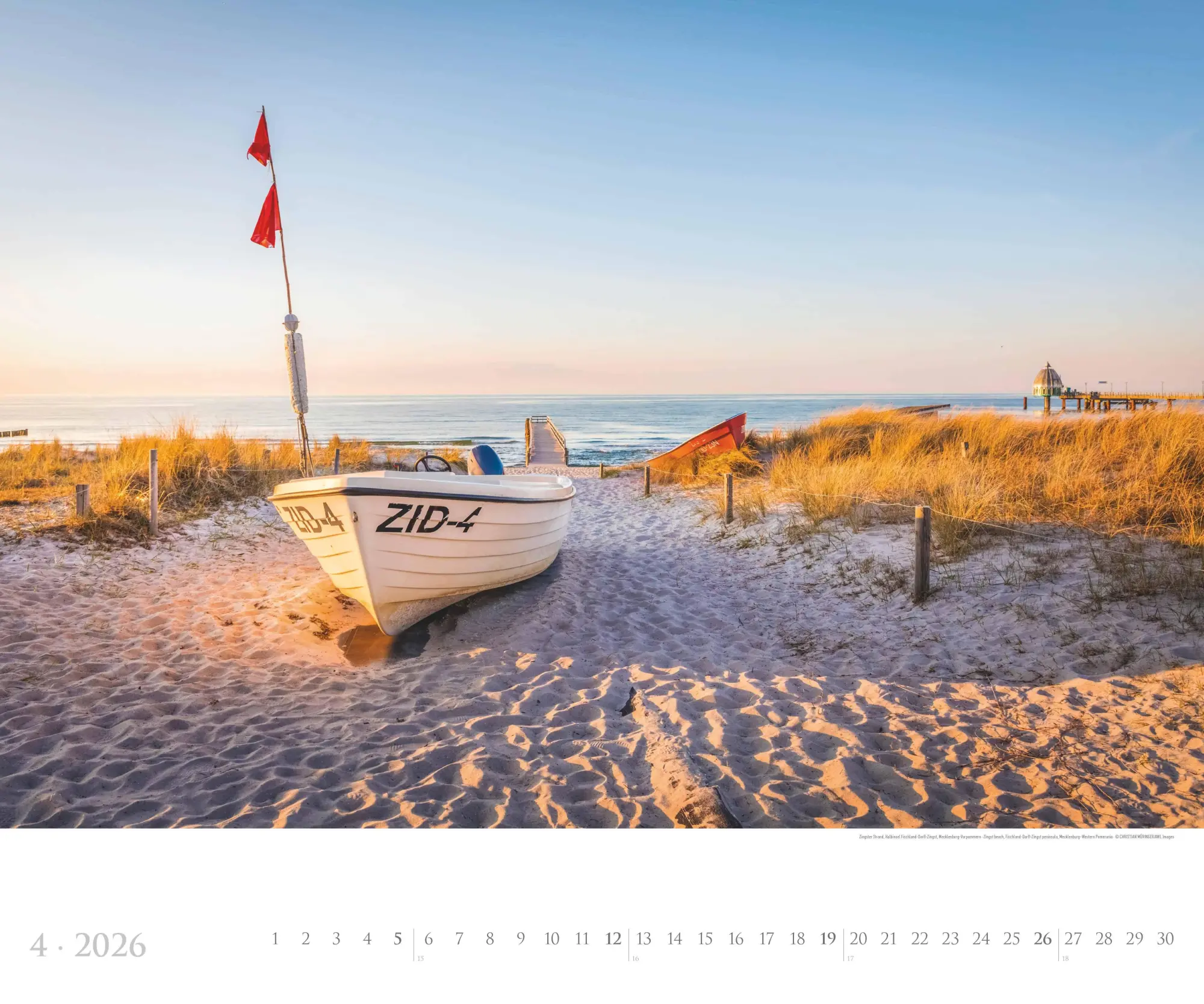 Bild: 4069095002630 | Deutsche Küsten 2026 - Bildkalender XXL 60x50 cm - hochwertiger...