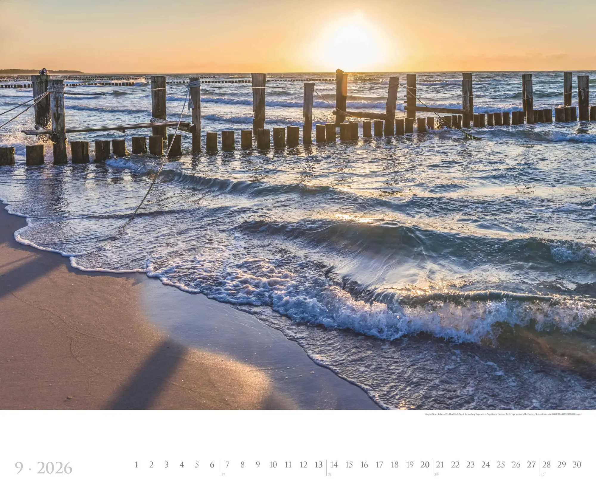 Bild: 4069095002630 | Deutsche Küsten 2026 - Bildkalender XXL 60x50 cm - hochwertiger...