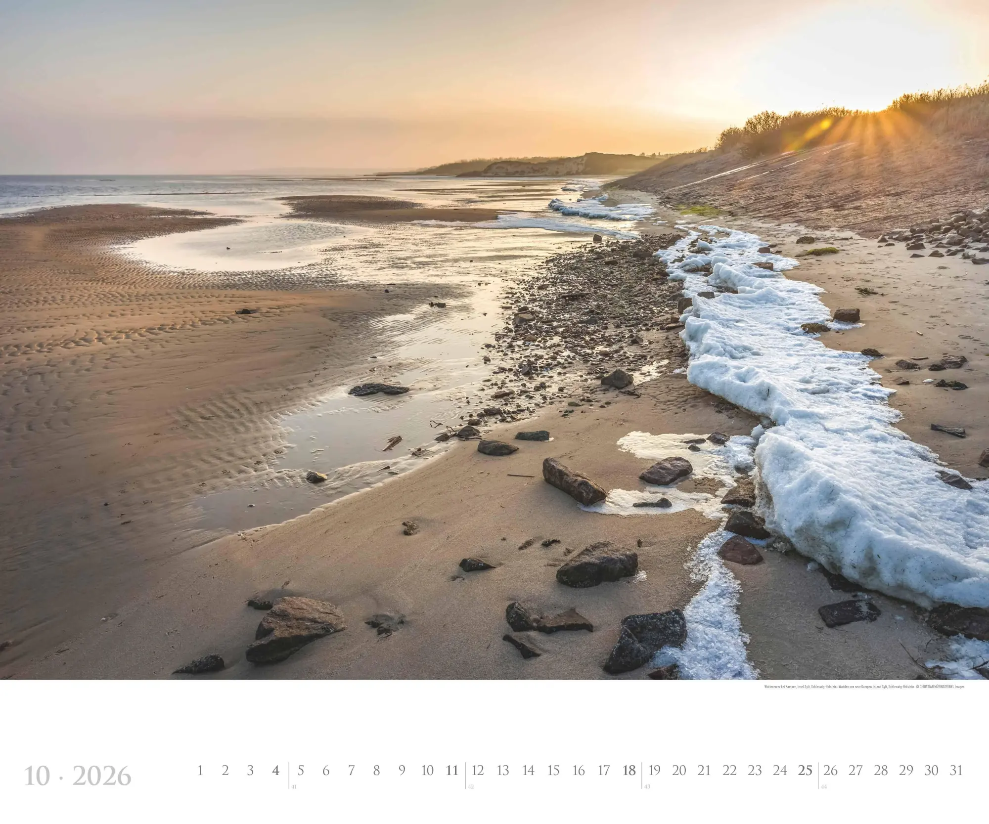 Bild: 4069095002630 | Deutsche Küsten 2026 - Bildkalender XXL 60x50 cm - hochwertiger...