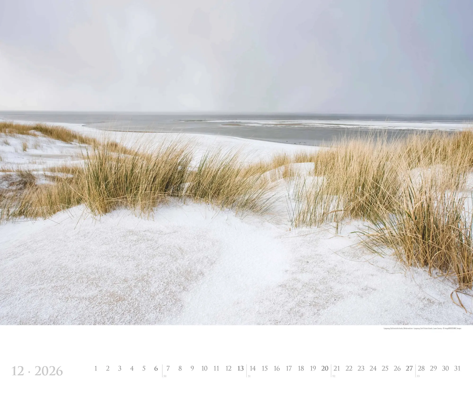 Bild: 4069095002630 | Deutsche Küsten 2026 - Bildkalender XXL 60x50 cm - hochwertiger...