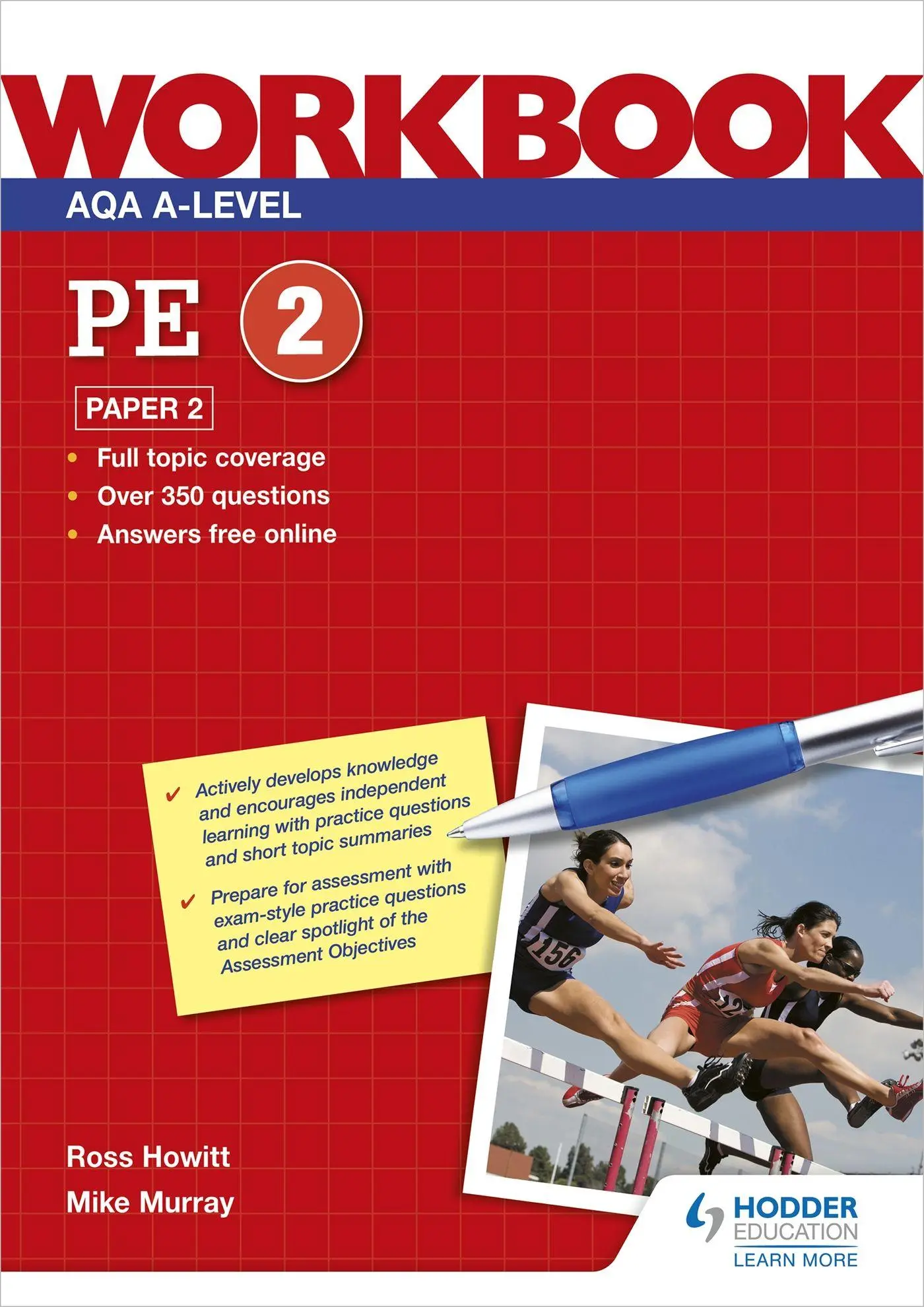 Cover: 9781398312630 | AQA A-level PE Workbook 2 | Paper 2 | Ross Howitt (u. a.) | Buch