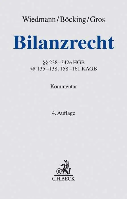 Cover: 9783406712630 | Bilanzrecht | Harald/Böcking, Hans-Joachim/Gros, Marius Wiedmann