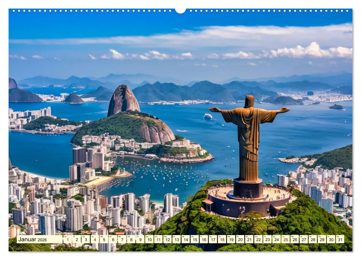Bild: 9783457372630 | Typisch Brasilien (Wandkalender 2026 DIN A2 quer), CALVENDO...