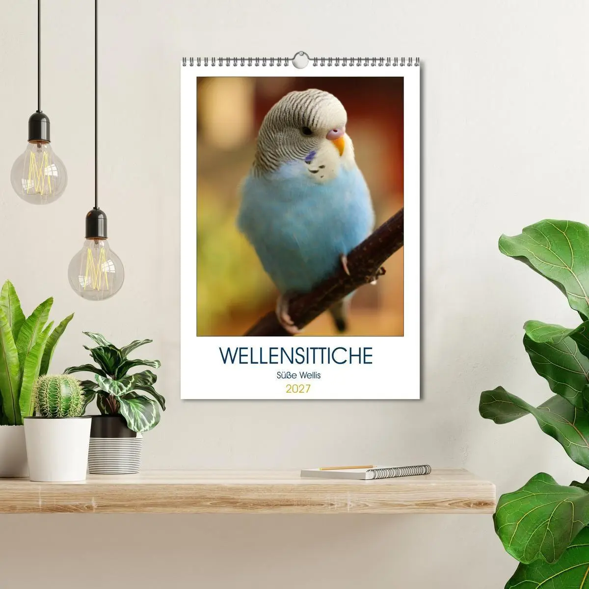 Bild: 9783569792630 | WELLENSITTICHE - Süße Wellis (Wandkalender 2027 DIN A3 hoch),...