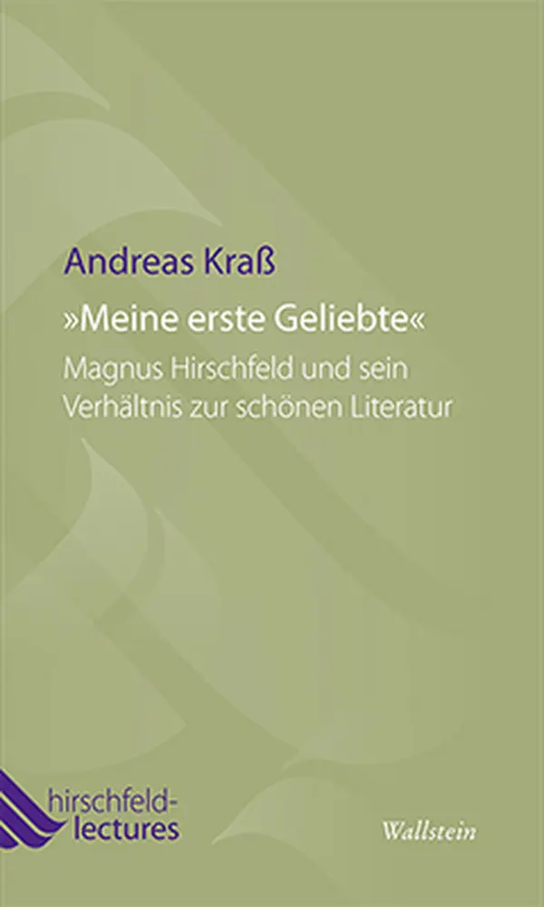 Cover: 9783835312630 | »Meine erste Geliebte« | Andreas Kraß | Taschenbuch | 80 S. | Deutsch