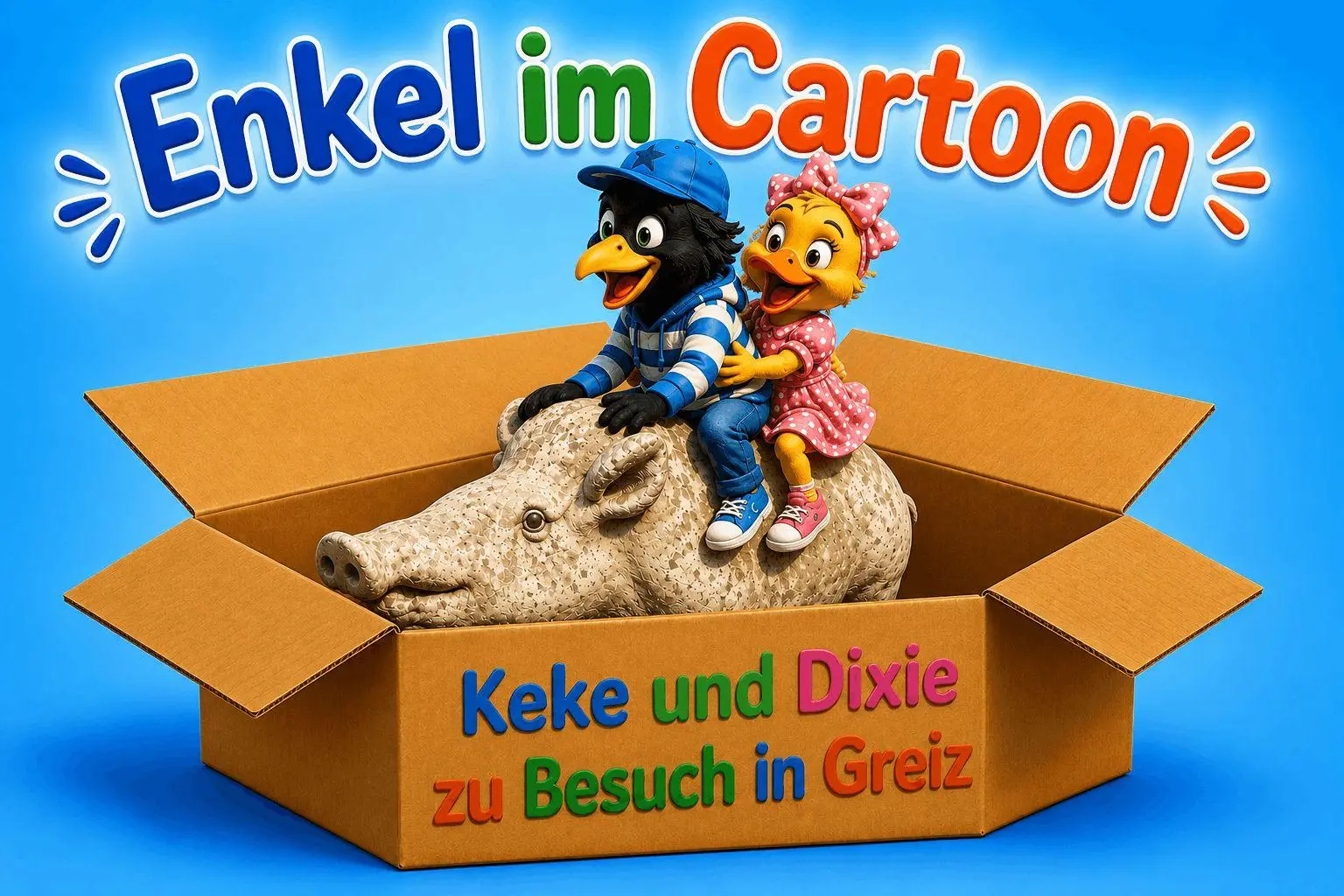 Enkel im Cartoon - Zu Besuch in Greiz - Neuware