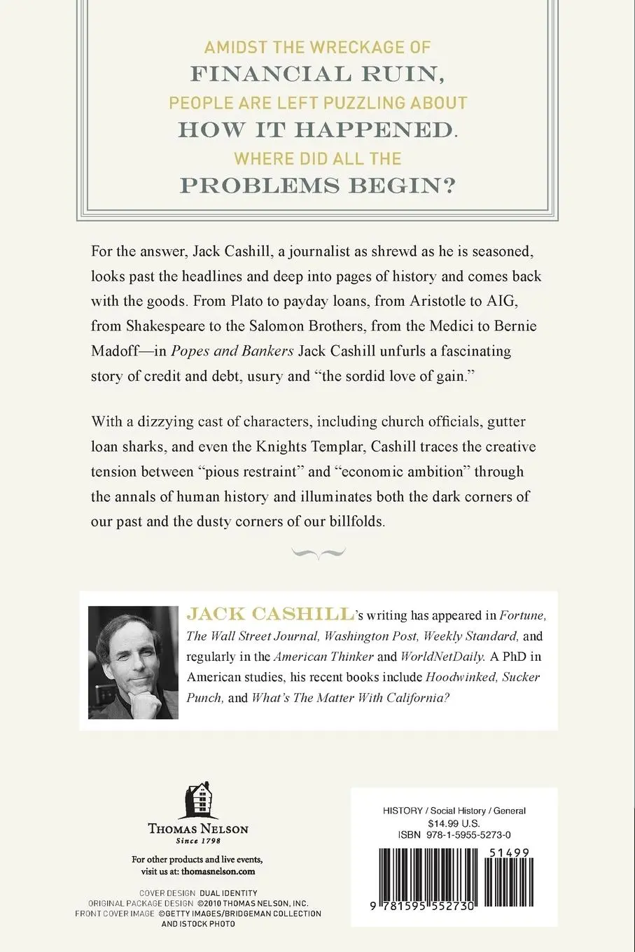Rückseite: 9781595552730 | Popes &amp; Bankers | Jack Cashill | Taschenbuch | Kartoniert / Broschiert