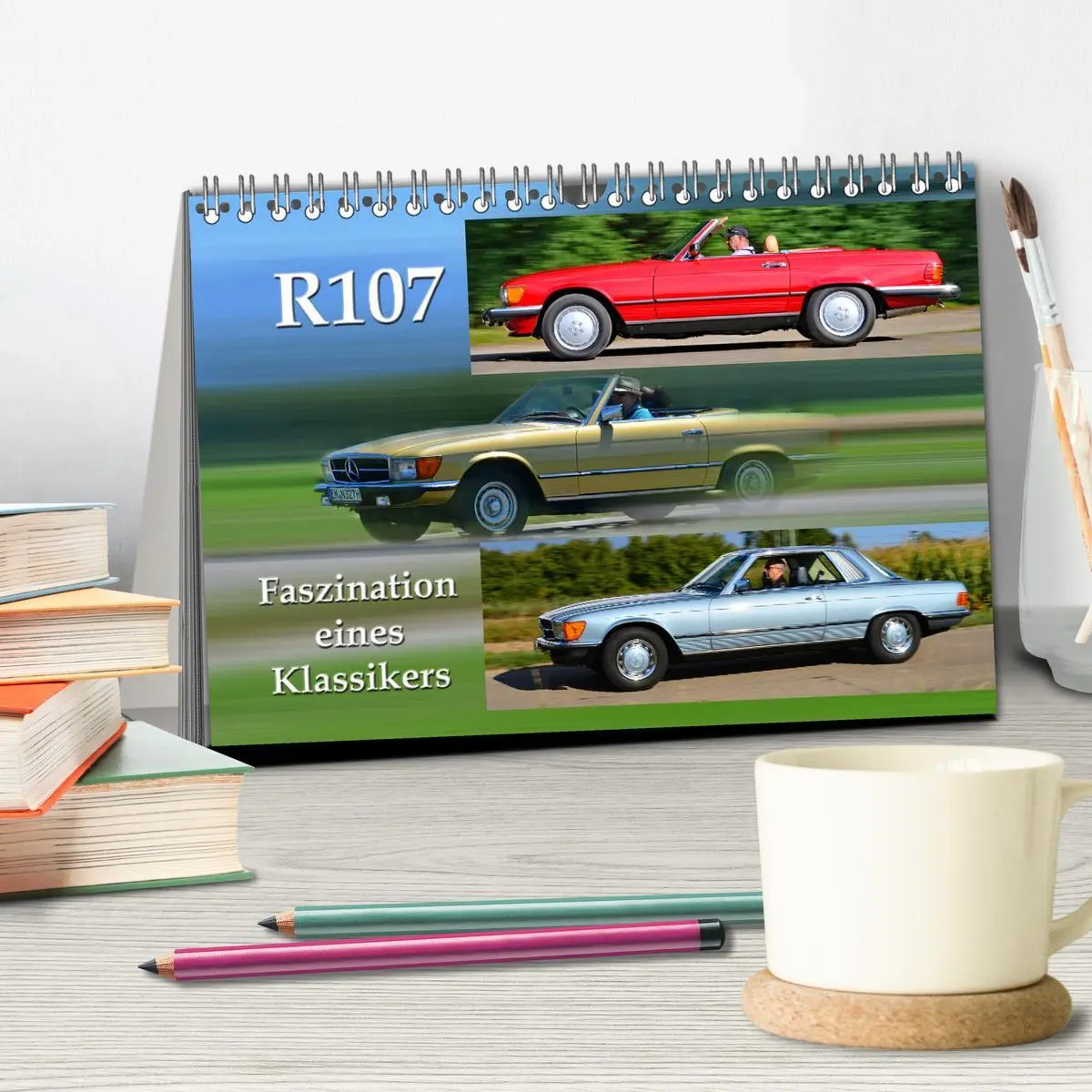 Bild: 9783457672730 | R107 Faszination eines Klassikers (Tischkalender 2026 DIN A5 quer),...