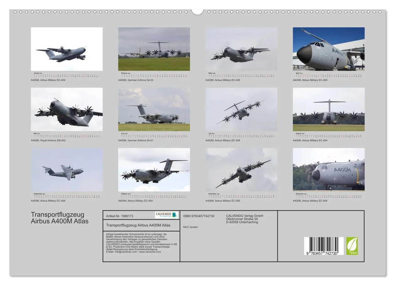 Bild: 9783457742730 | Transportflugzeug Airbus A400M Atlas (hochwertiger Premium...