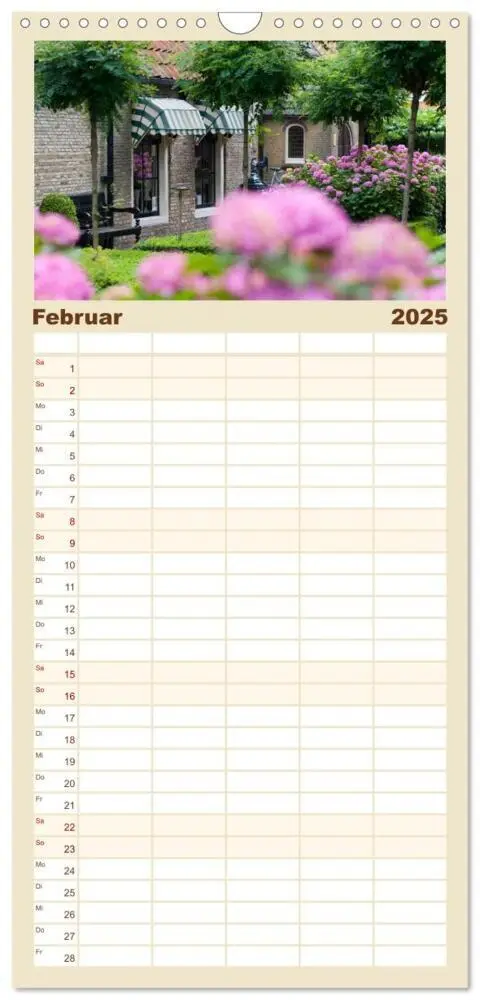 Bild: 9783457112830 | Familienplaner 2025 - Ameland mit 5 Spalten (Wandkalender, 21 x 45...