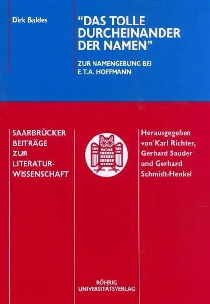 Cover: 9783861102830 | Baldes, D: Das tolle Durcheinander der Namen | Dirk Baldes | Buch