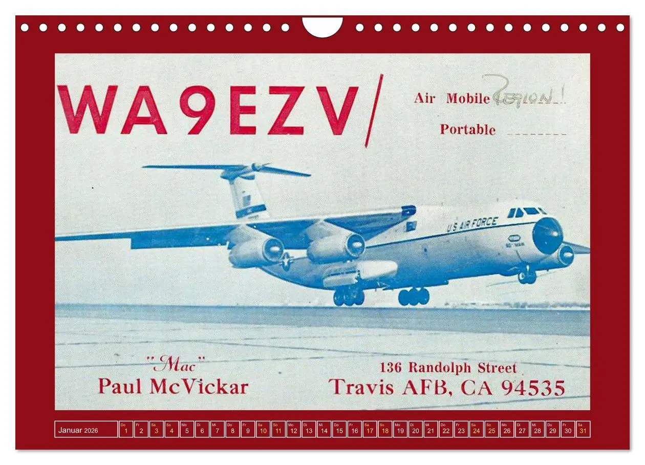 Bild: 9783457272930 | Historische Flugzeuge auf QSL-Karten (Wandkalender 2026 DIN A4...