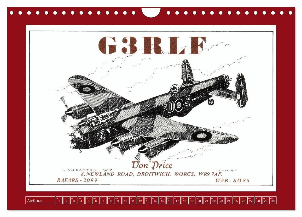 Bild: 9783457272930 | Historische Flugzeuge auf QSL-Karten (Wandkalender 2026 DIN A4...