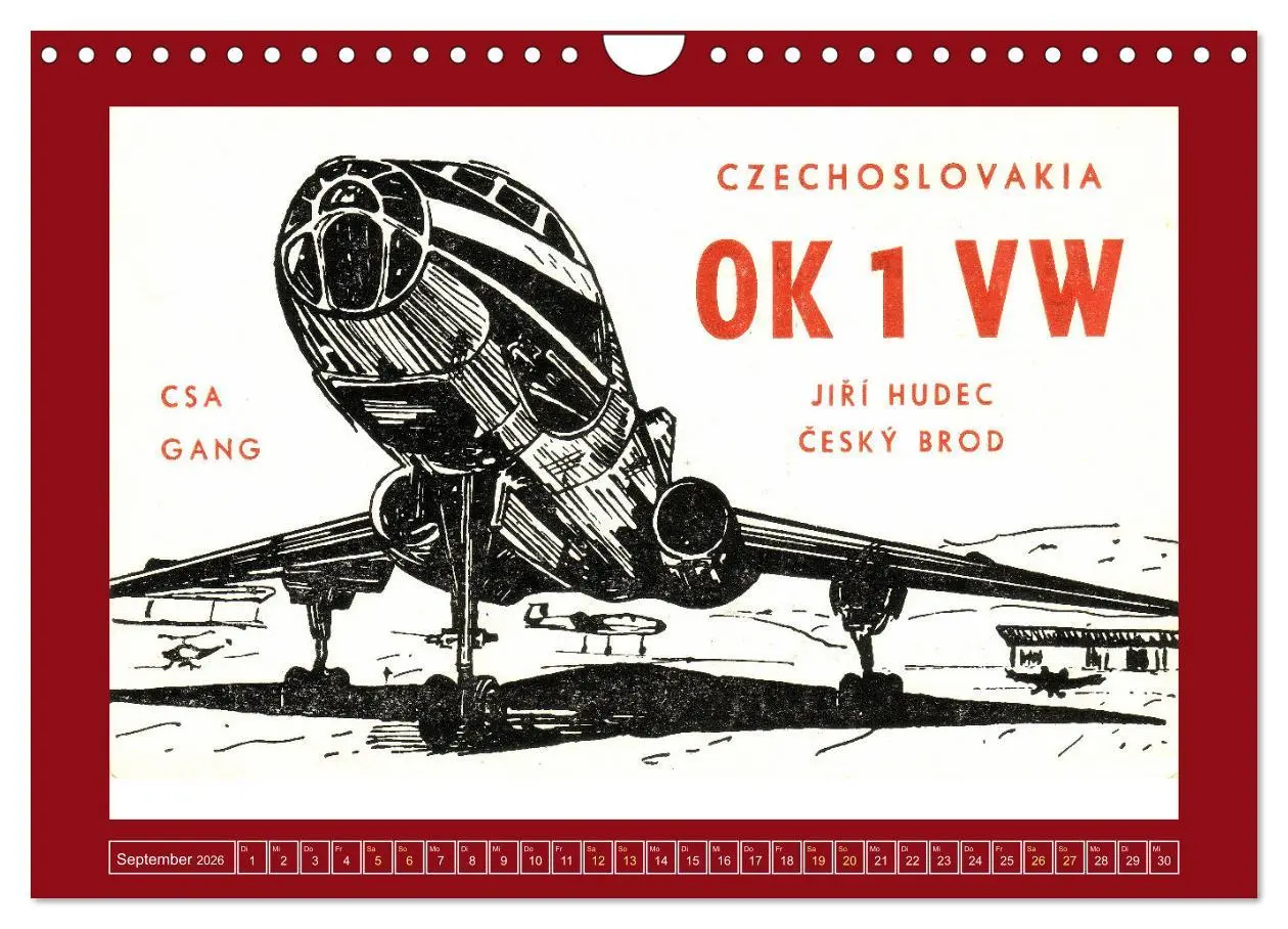 Bild: 9783457272930 | Historische Flugzeuge auf QSL-Karten (Wandkalender 2026 DIN A4...
