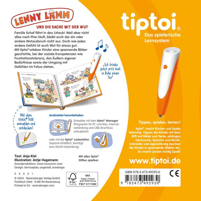 Bild: 9783473492930 | tiptoi® Bildergeschichten über den Umgang mit Gefühlen - Lenny Lamm...