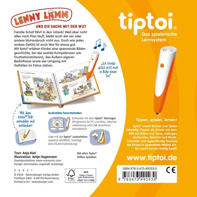 Bild: 9783473492930 | tiptoi® Bildergeschichten über den Umgang mit Gefühlen - Lenny Lamm...