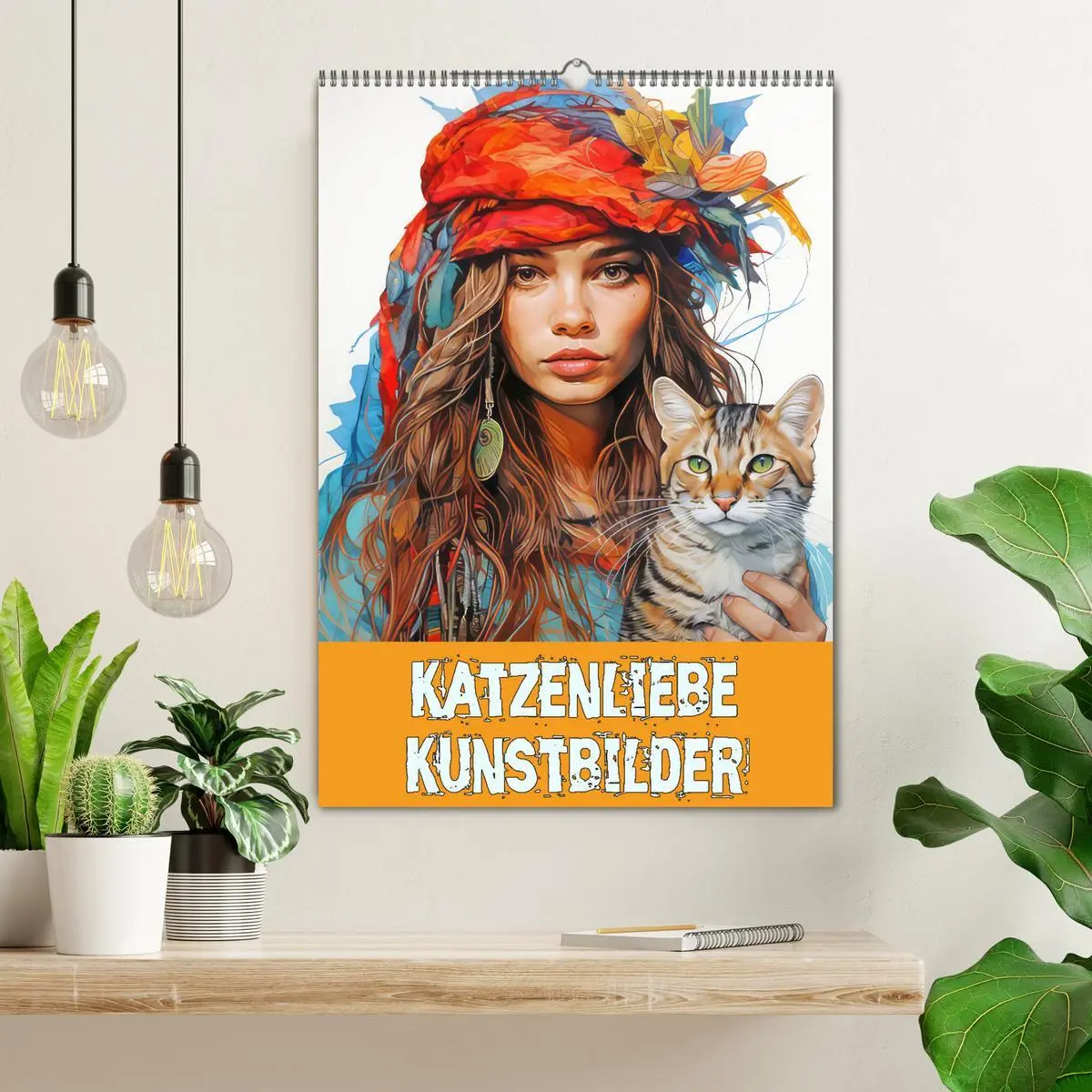 Bild: 9783516292930 | Katzenliebe Kunstbilder (Wandkalender 2026 DIN A2 hoch), CALVENDO...