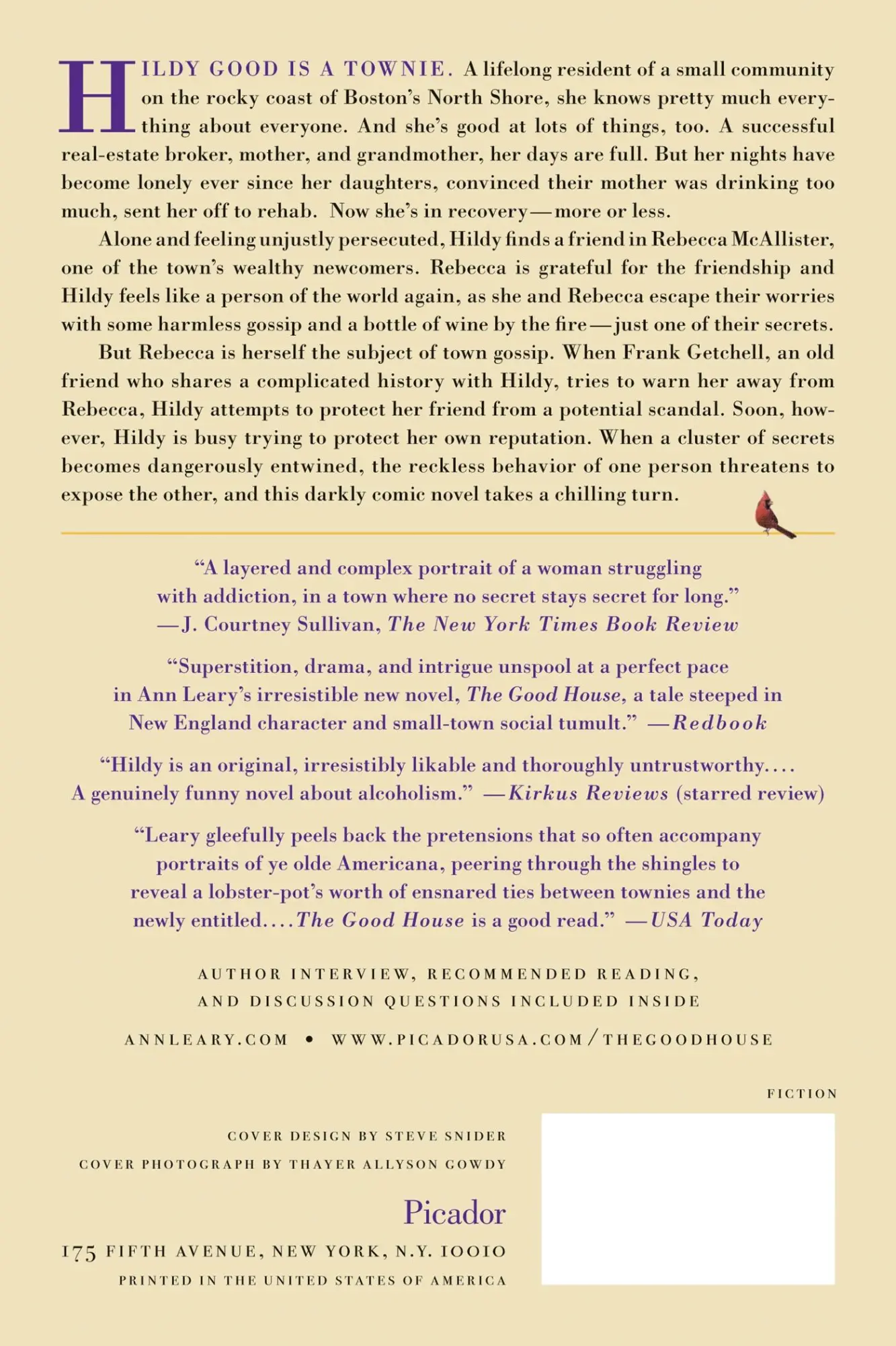 Rückseite: 9781250043030 | Good House | Ann Leary | Taschenbuch | 304 S. | Englisch | 2013