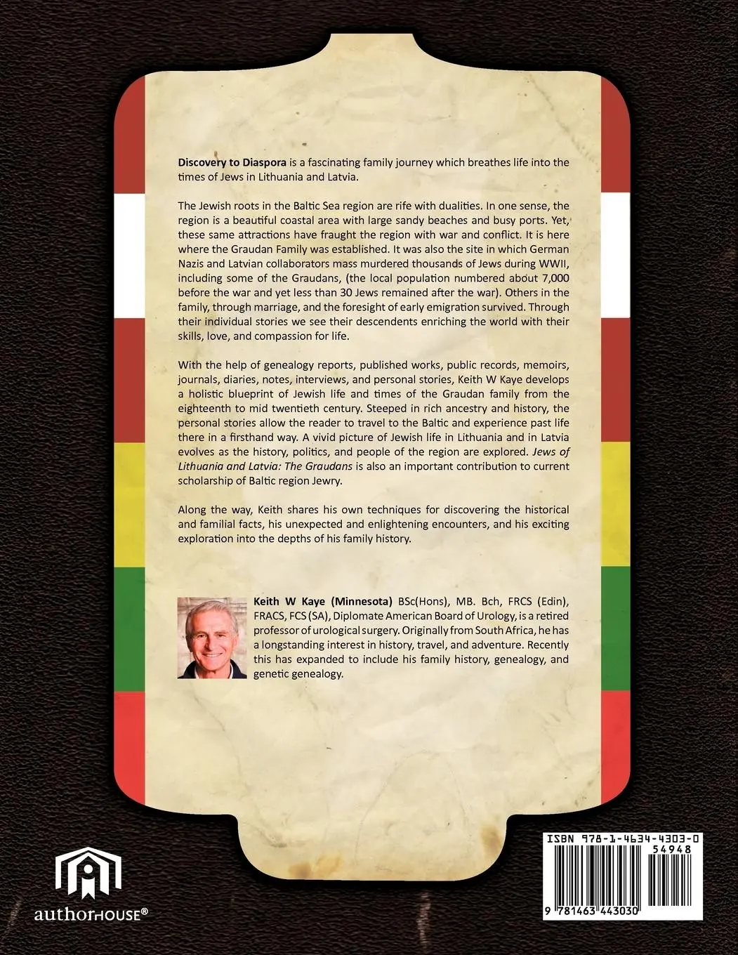 Rückseite: 9781463443030 | Jews of Lithuania and Latvia | The Graudans Discovery to Diaspora