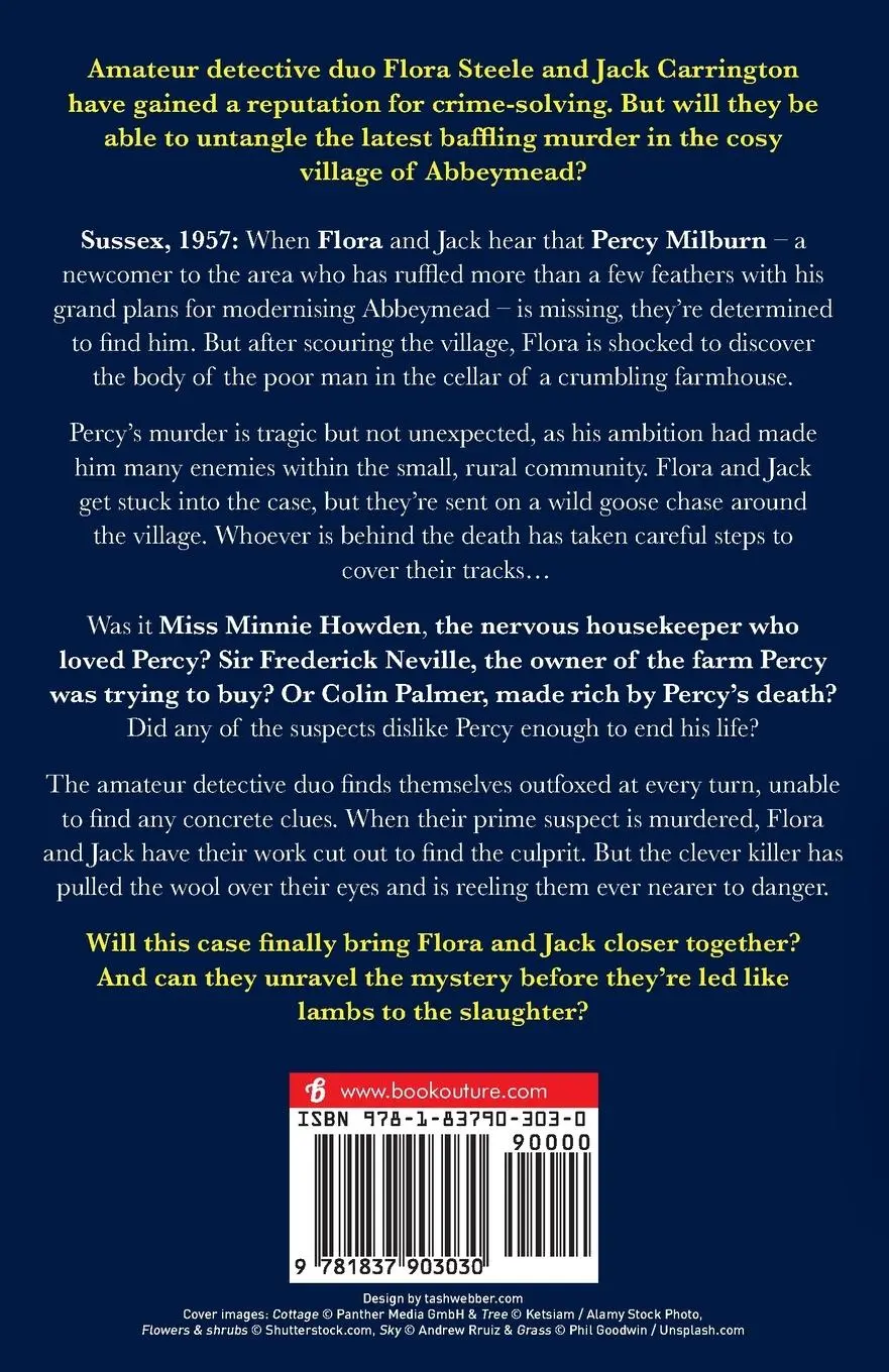 Rückseite: 9781837903030 | Murder at Abbeymead Farm | A totally gripping cozy mystery novel