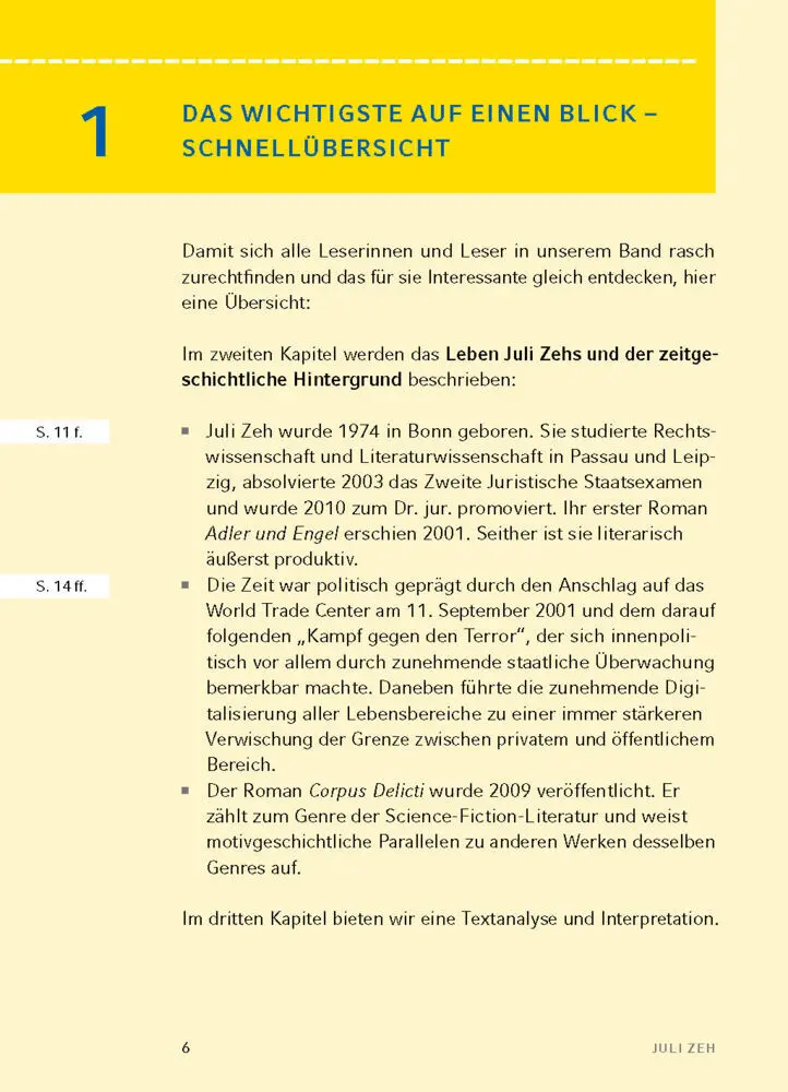 Bild: 9783129303030 | Corpus Delicti von Juli Zeh - Textanalyse und Interpretation | Zeh