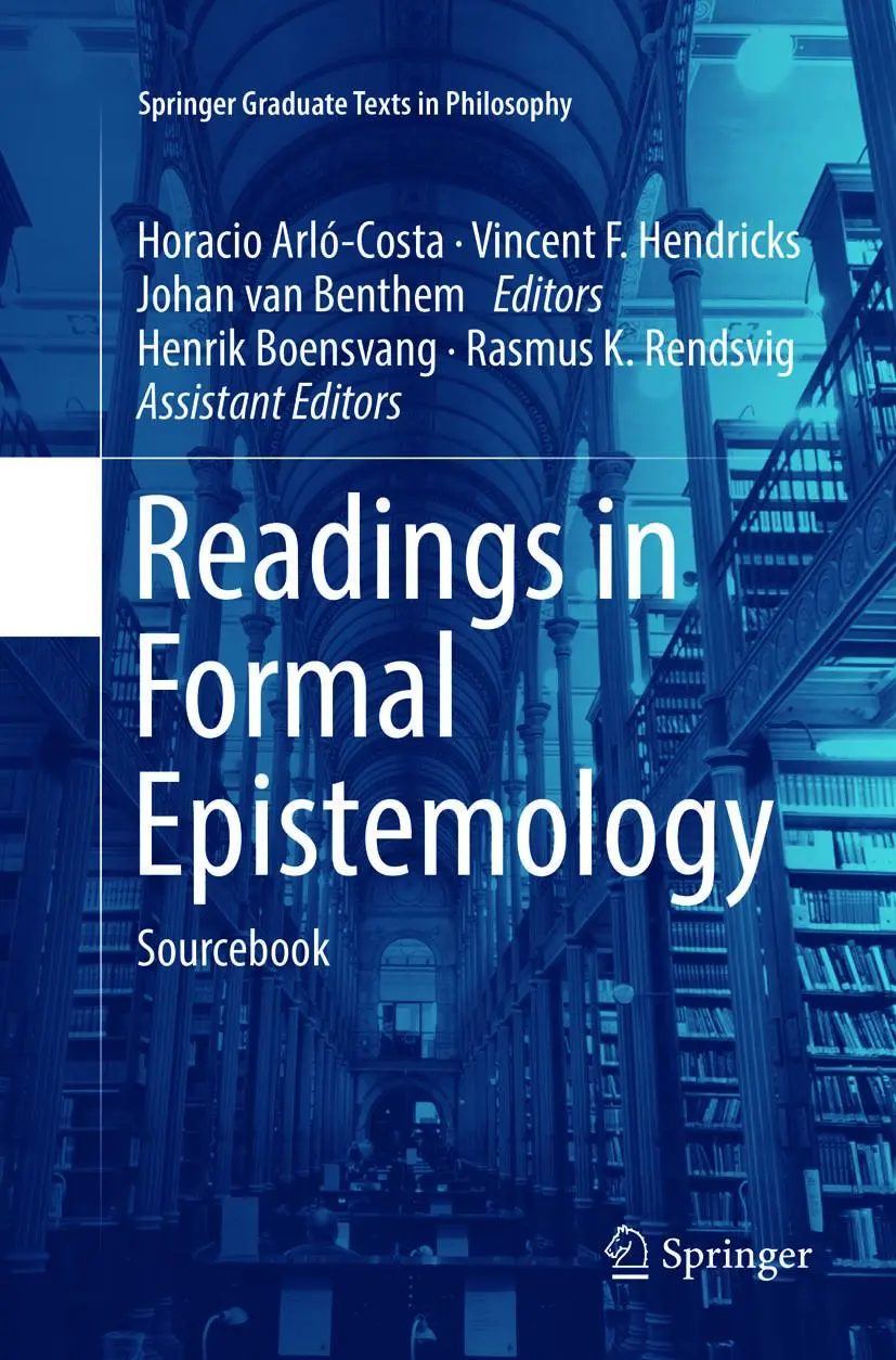 Cover: 9783319793030 | Readings in Formal Epistemology | Sourcebook | Arló-Costa (u. a.)