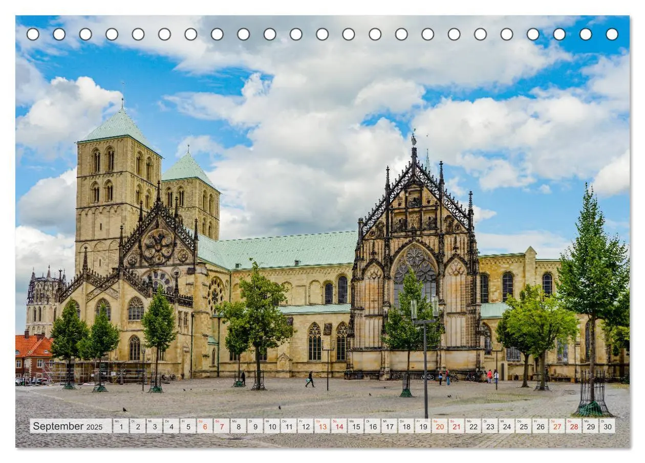 Bild: 9783435213030 | Münster Impressionen (Tischkalender 2025 DIN A5 quer), CALVENDO...