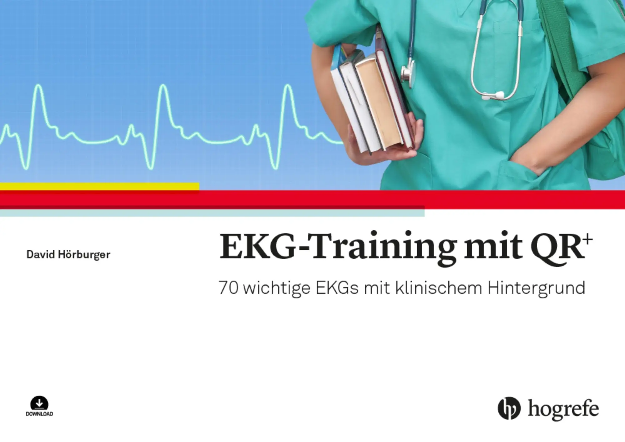 Cover: 9783456863030 | EKG-Training mit QR+ | 70 wichtige EKGs mit klinischem Hintergrund