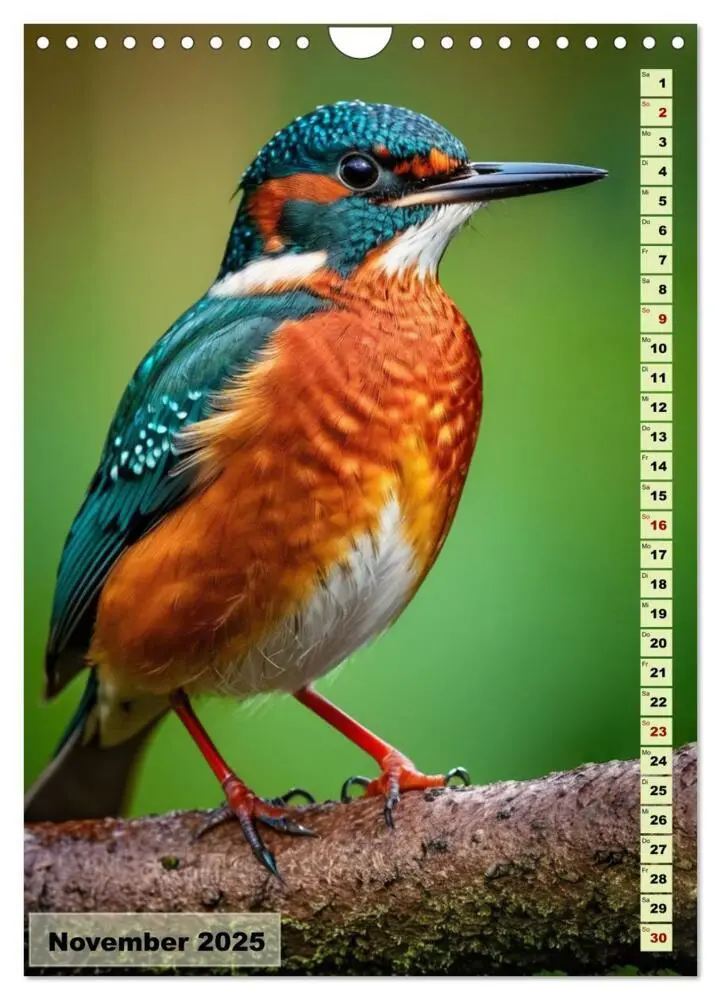 Bild: 9783457163030 | Die buntesten Vögel der Welt (Wandkalender 2025 DIN A4 hoch),...