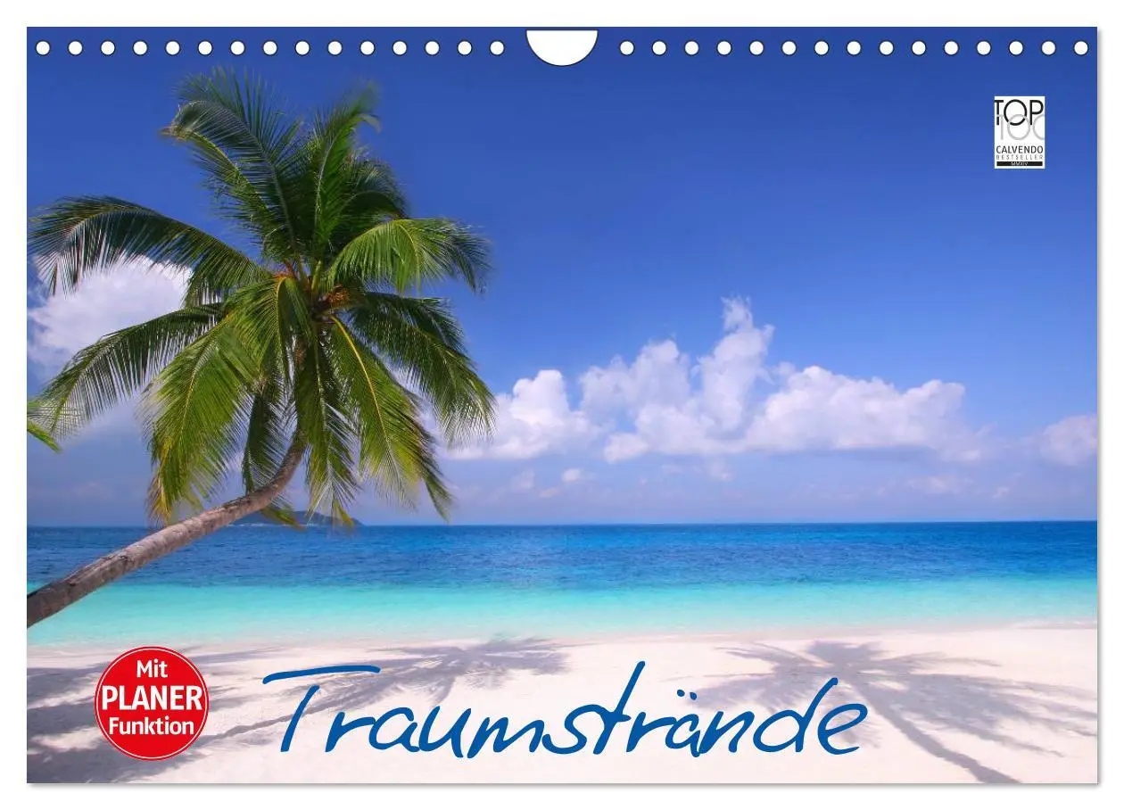 Cover: 9783516013030 | Traumstrände (Wandkalender 2026 DIN A4 quer), CALVENDO Monatskalender