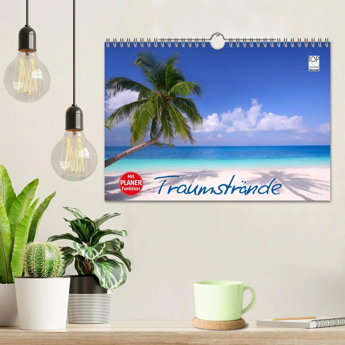 Bild: 9783516013030 | Traumstrände (Wandkalender 2026 DIN A4 quer), CALVENDO Monatskalender