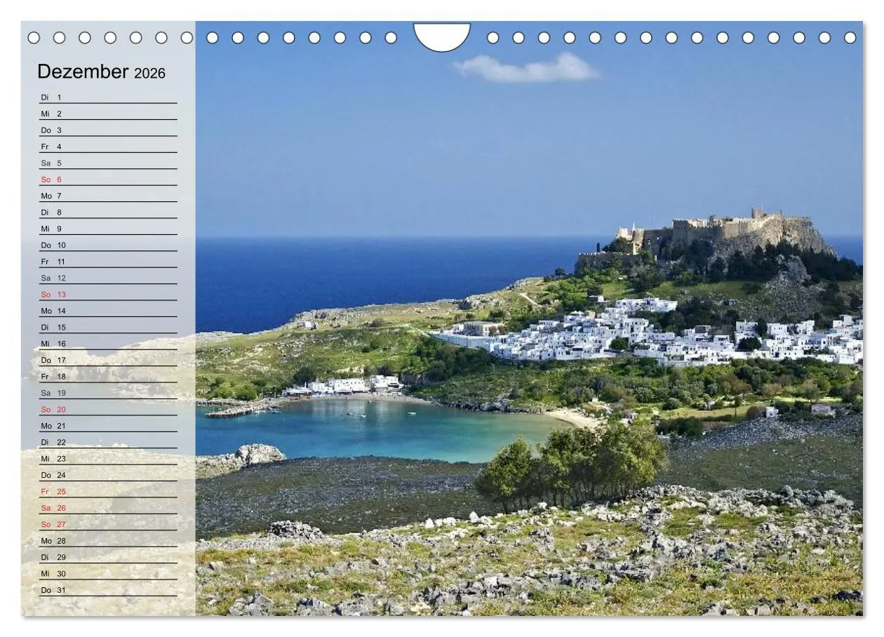 Bild: 9783516013030 | Traumstrände (Wandkalender 2026 DIN A4 quer), CALVENDO Monatskalender