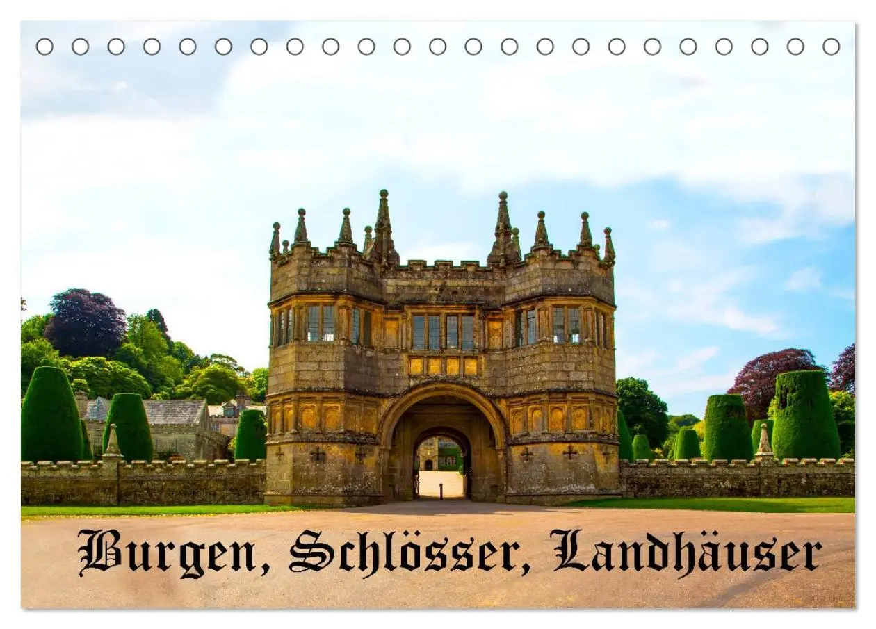 Cover: 9783516183030 | Burgen, Schlösser, Landhäuser (Tischkalender 2026 DIN A5 quer),...