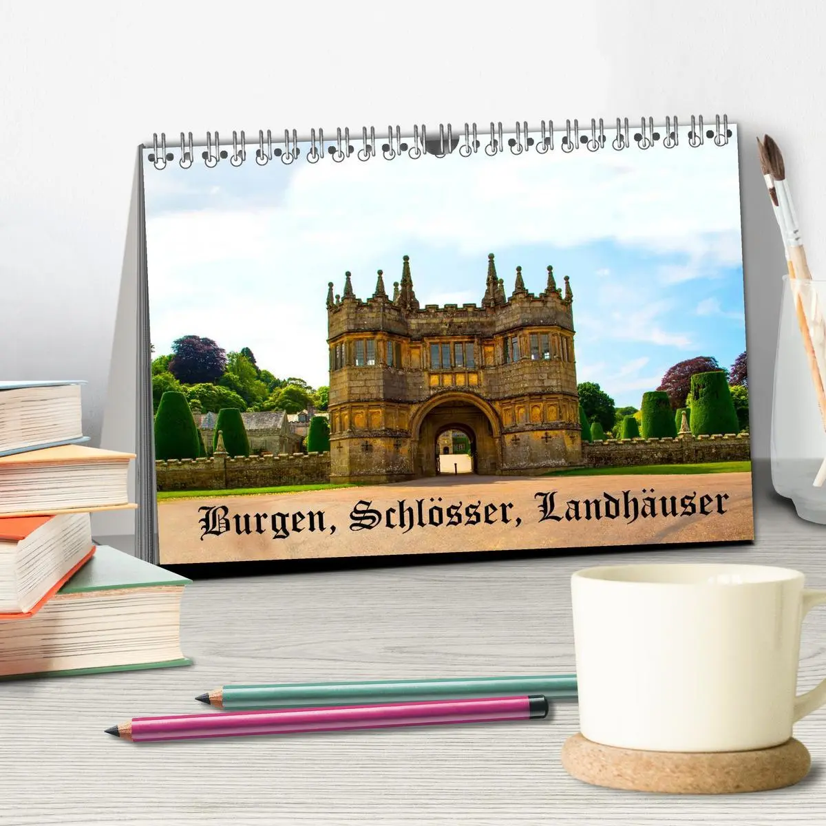 Bild: 9783516183030 | Burgen, Schlösser, Landhäuser (Tischkalender 2026 DIN A5 quer),...