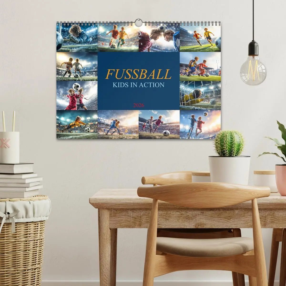 Bild: 9783516703030 | Fussball - Kids in Action (Wandkalender 2026 DIN A3 quer), CALVENDO...